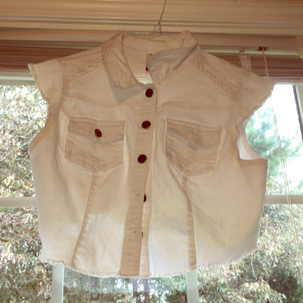 Whit jean jacket